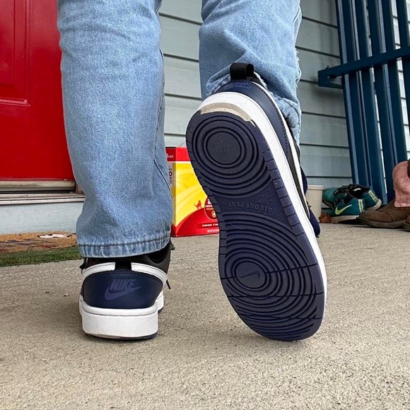 Nike Court Borough navy black and white sneakers - Picture 4 of 8